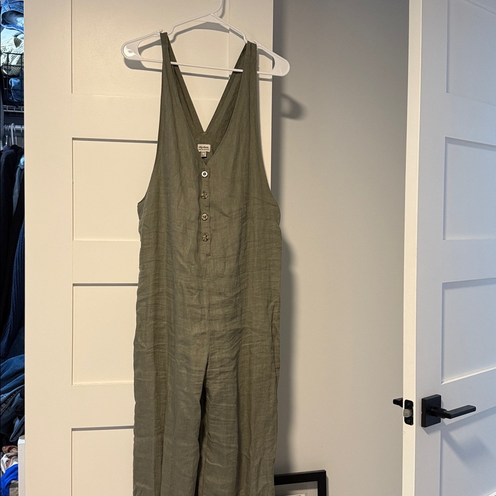 Rhythm Olive Green Adventure Jumpsuit